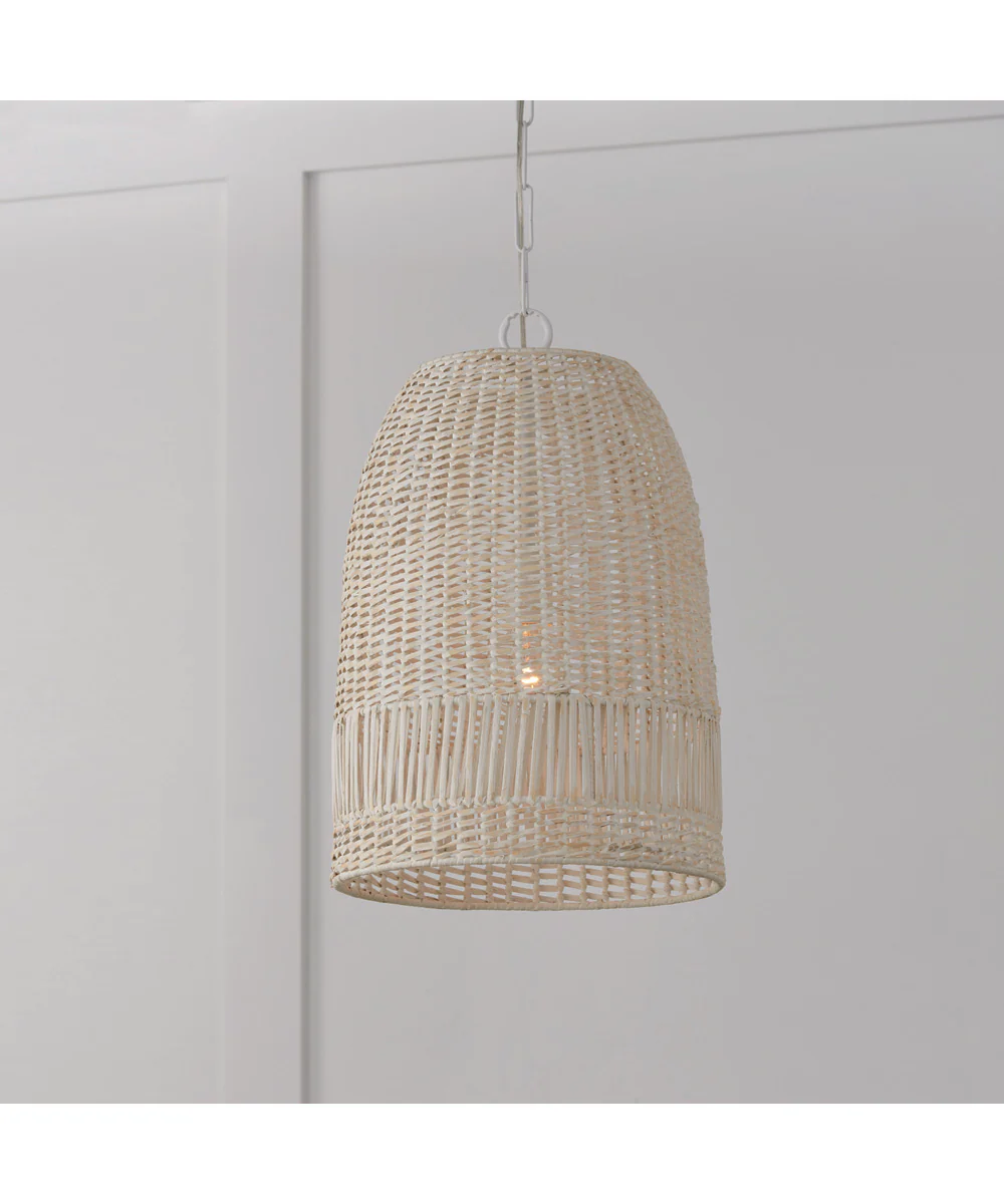 Naomi 1-Light Pendant Chalk White - Image 2