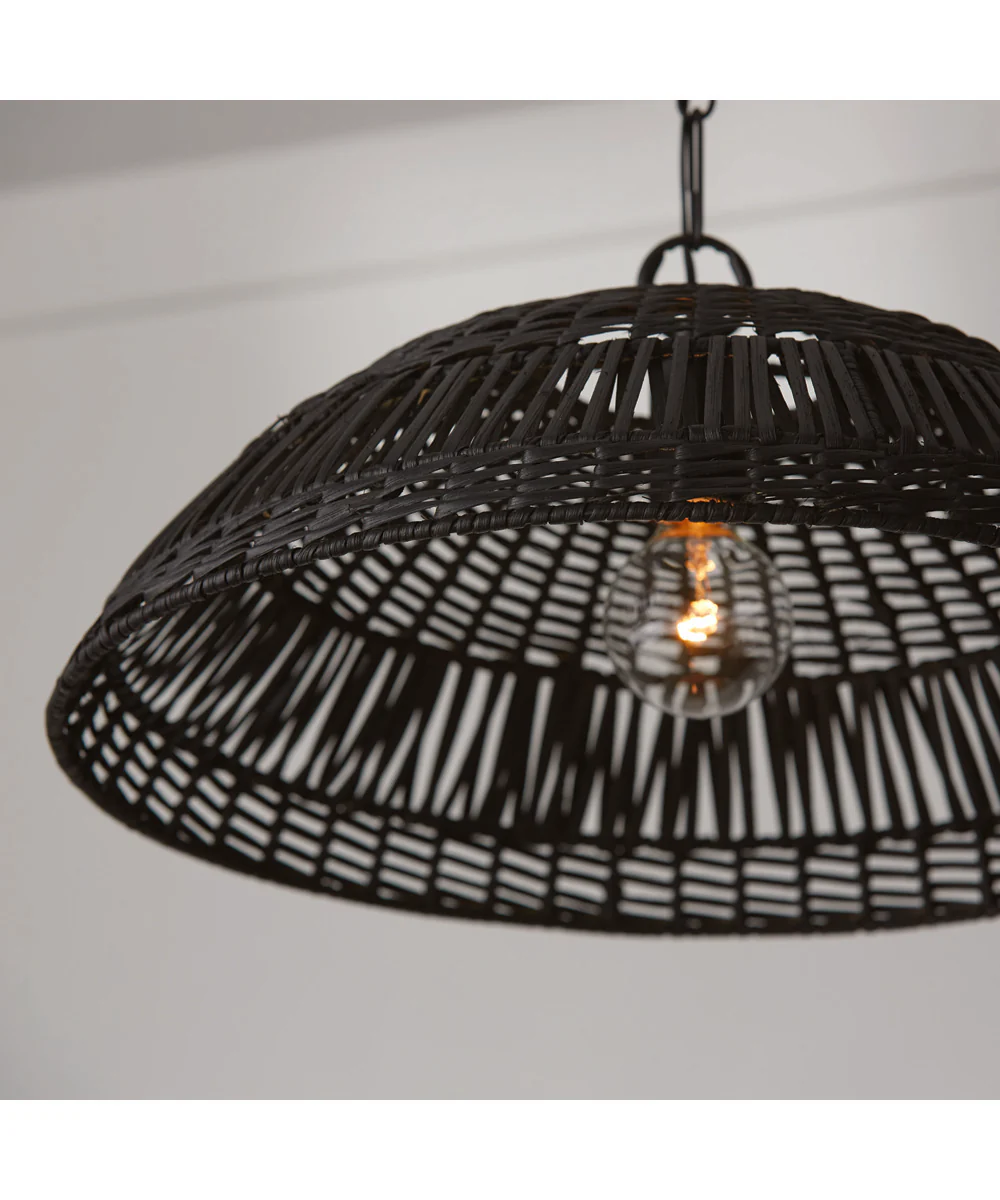 Naomi 1-Light Pendant Matte Black - Image 3