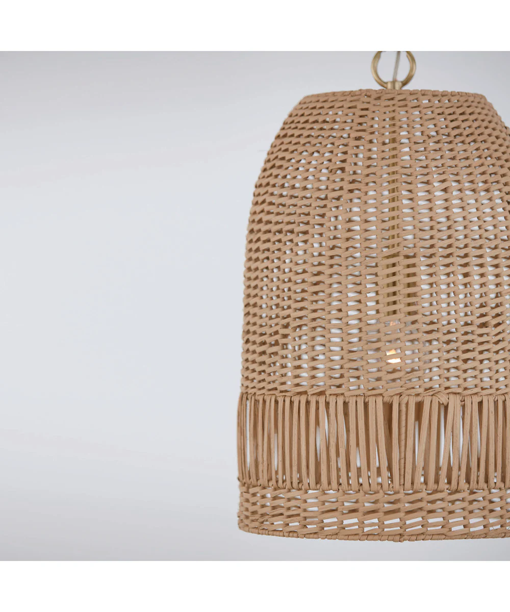 Naomi 1-Light Pendant Matte Brass - Image 3