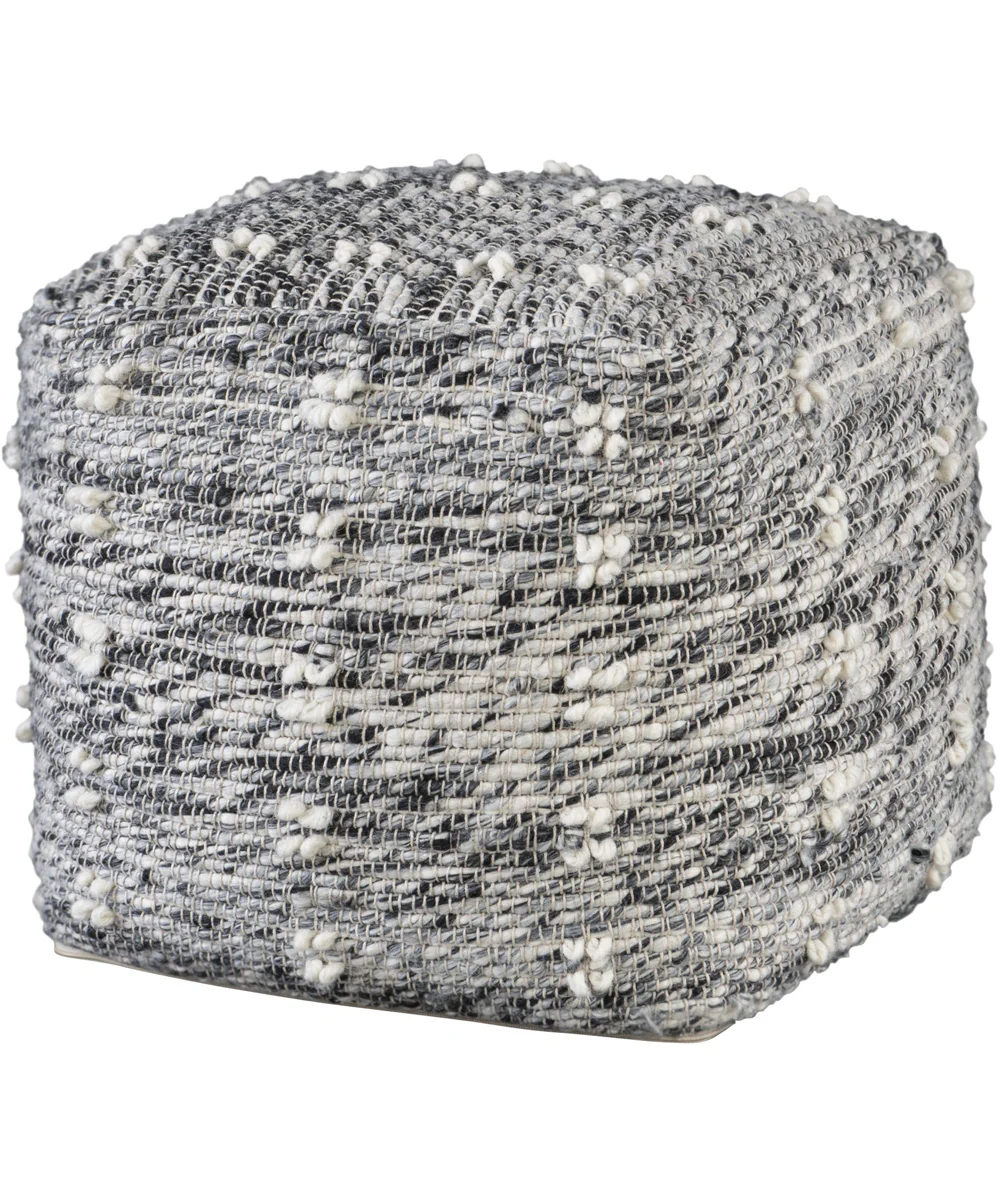 Narol Gray Pouf - Image 4