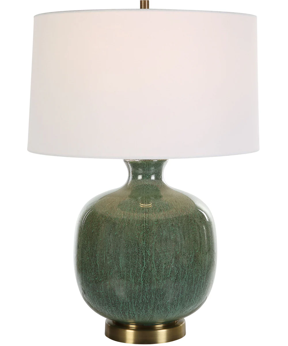 Nataly Aged Green Table Lamp