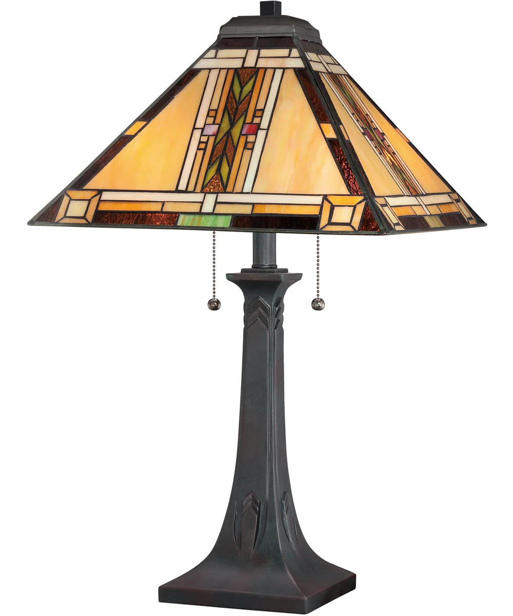 Navajo Small 2-light Table Lamp Valiant Bronze - Image 2
