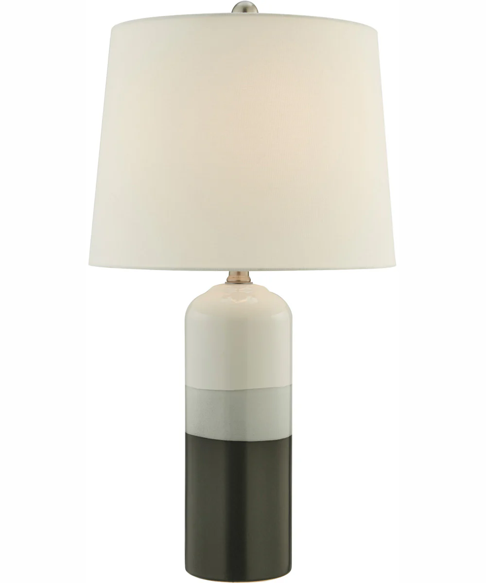 Neena 1-Light 2 Pack-Table Lamp Ceramichrome/ White Linen Shade - Image 5