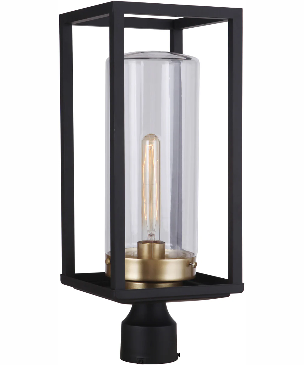 Neo 1-Light Outdoor Post Mount Midnight Satin Brass - Image 2
