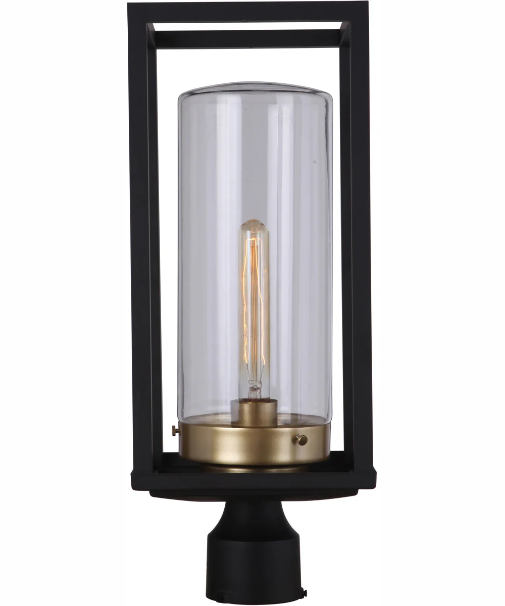 Neo 1-Light Outdoor Post Mount Midnight Satin Brass - Image 4