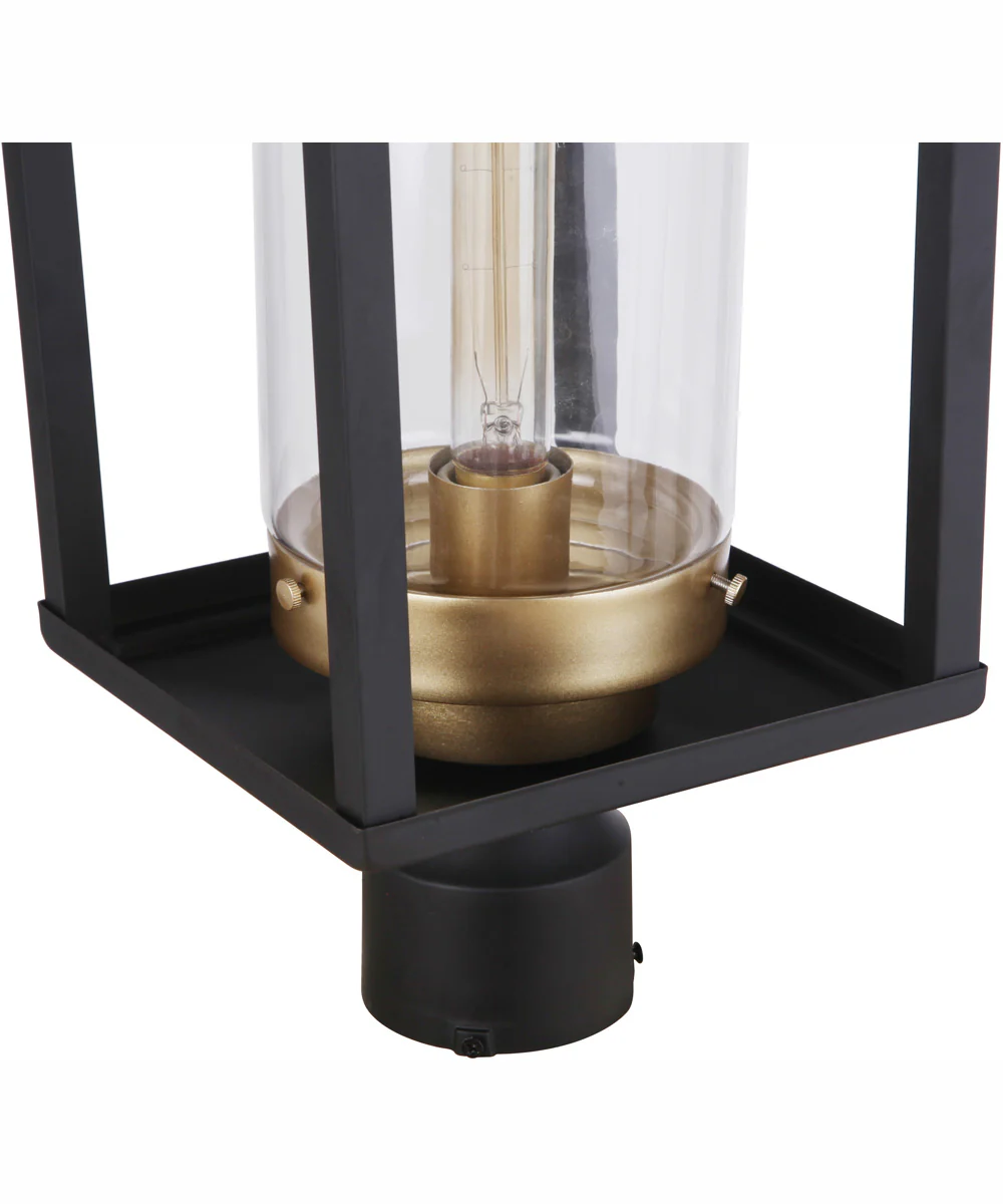 Neo 1-Light Outdoor Post Mount Midnight Satin Brass - Image 7
