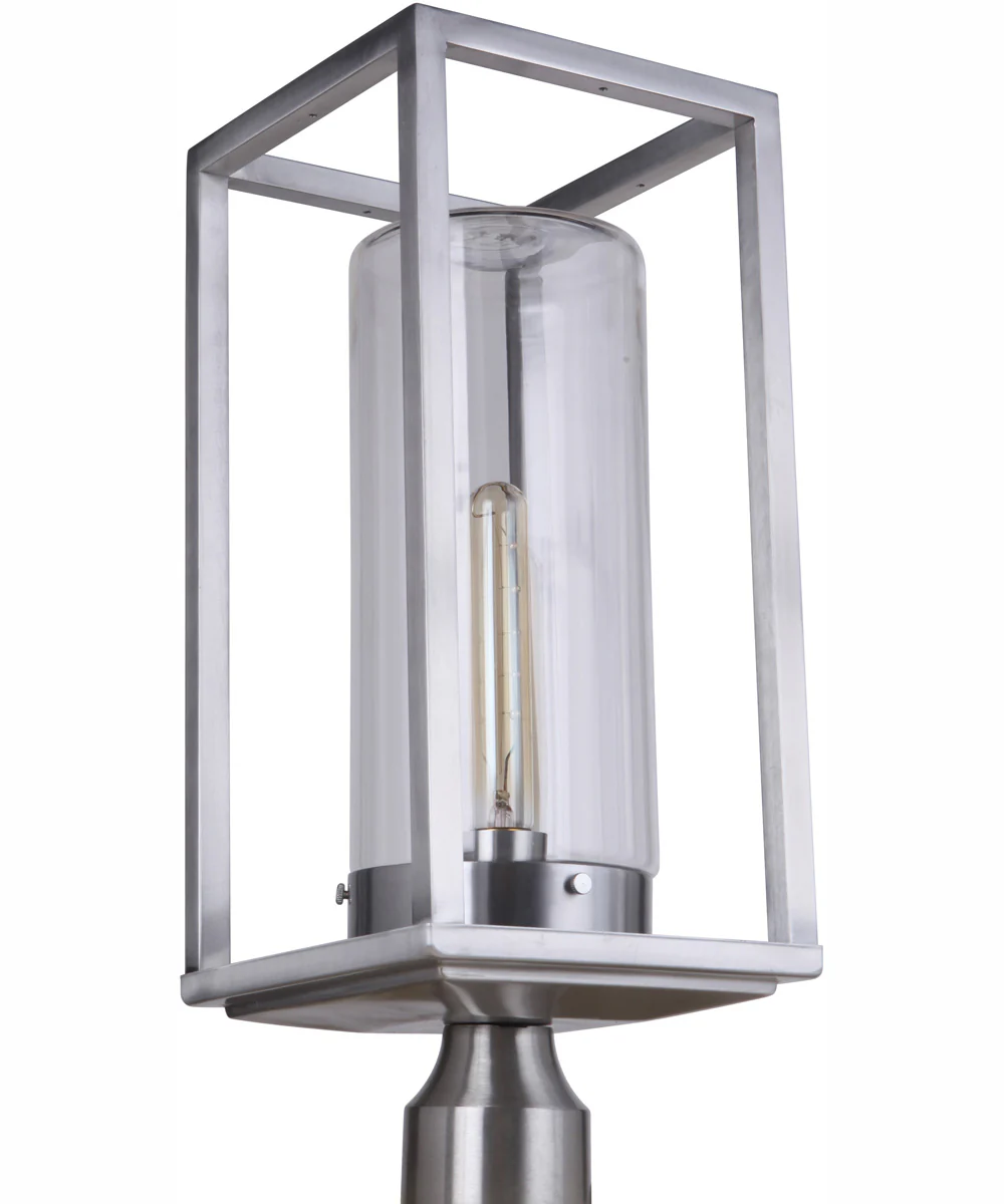 Neo 1-Light Outdoor Post Mount Satin Aluminum - Image 6