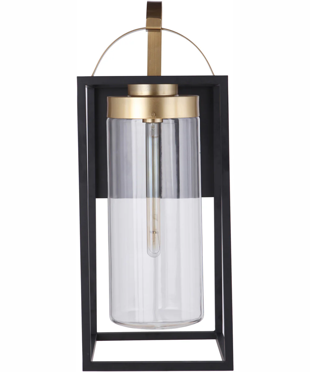 Neo 1-Light Outdoor Wall Lantern Midnight Satin Brass - Image 3