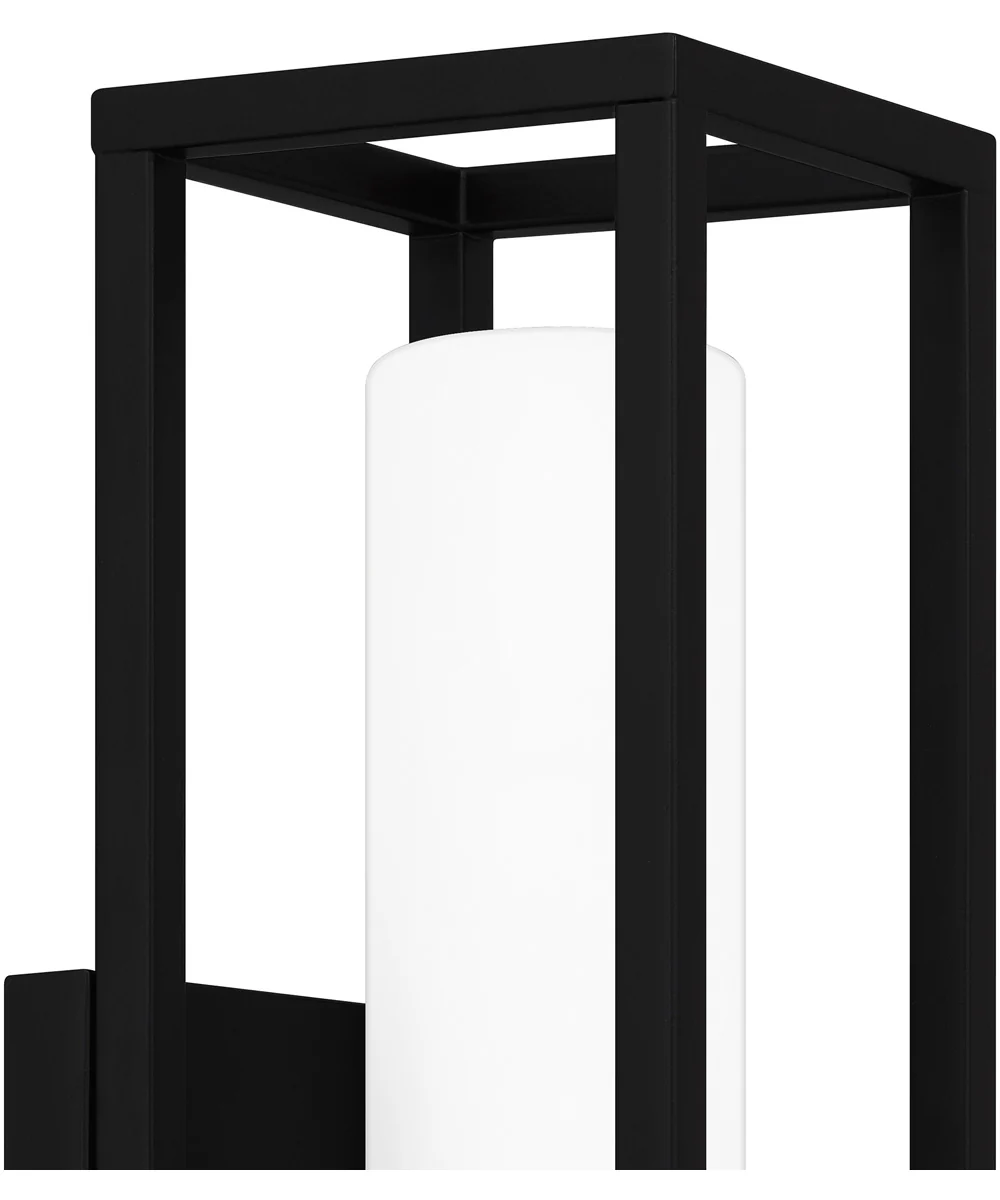 Neville Medium 1-light Outdoor Wall Light Coastal Armour Aluminum Matte Black - Image 5