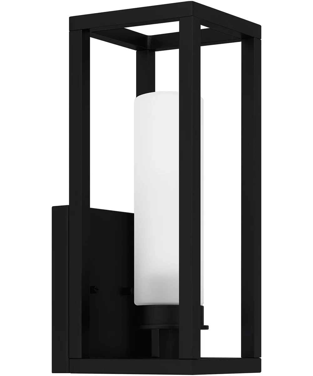 Neville Small 1-light Outdoor Wall Light  Coastal Armour Aluminum Matte Black - Image 2