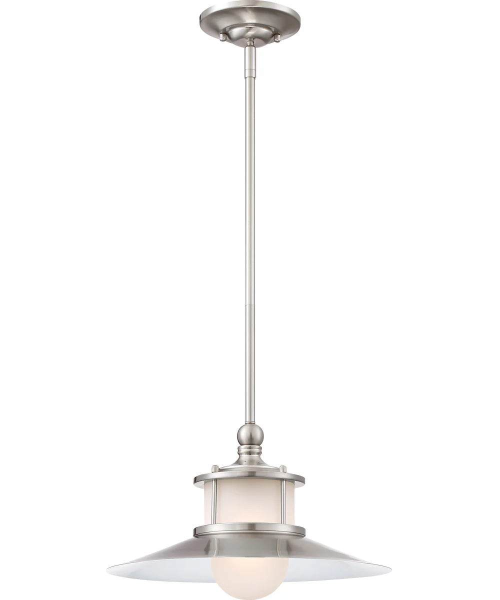 New England 1-light Pendant Brushed Nickel - Image 2