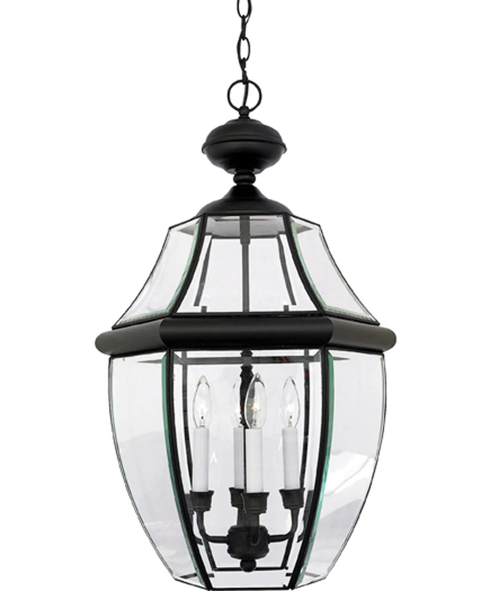 Newbury Extra Large 4-light Outdoor Pendant Light Mystic Black - Image 2
