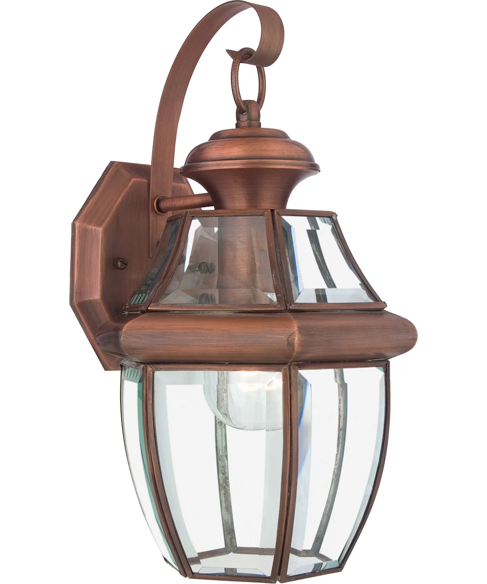 Newbury Medium 1-light Outdoor Wall Light Aged Copper - Image 2