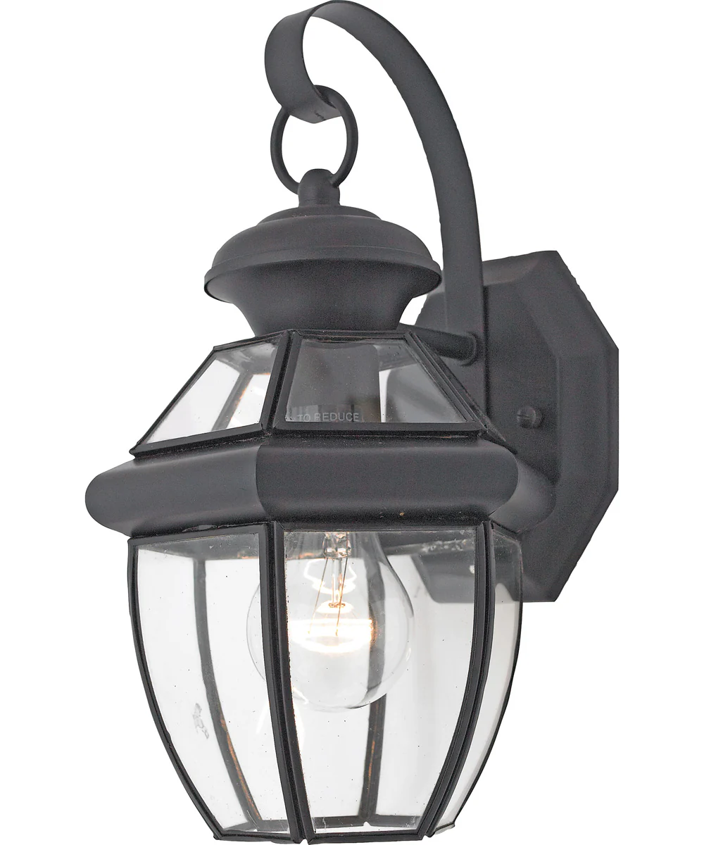 Newbury Small 1-light Outdoor Wall Light Mystic Black - Image 2