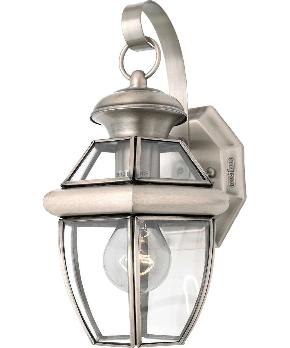 Newbury Small 1-light Outdoor Wall Light Pewter - Image 2