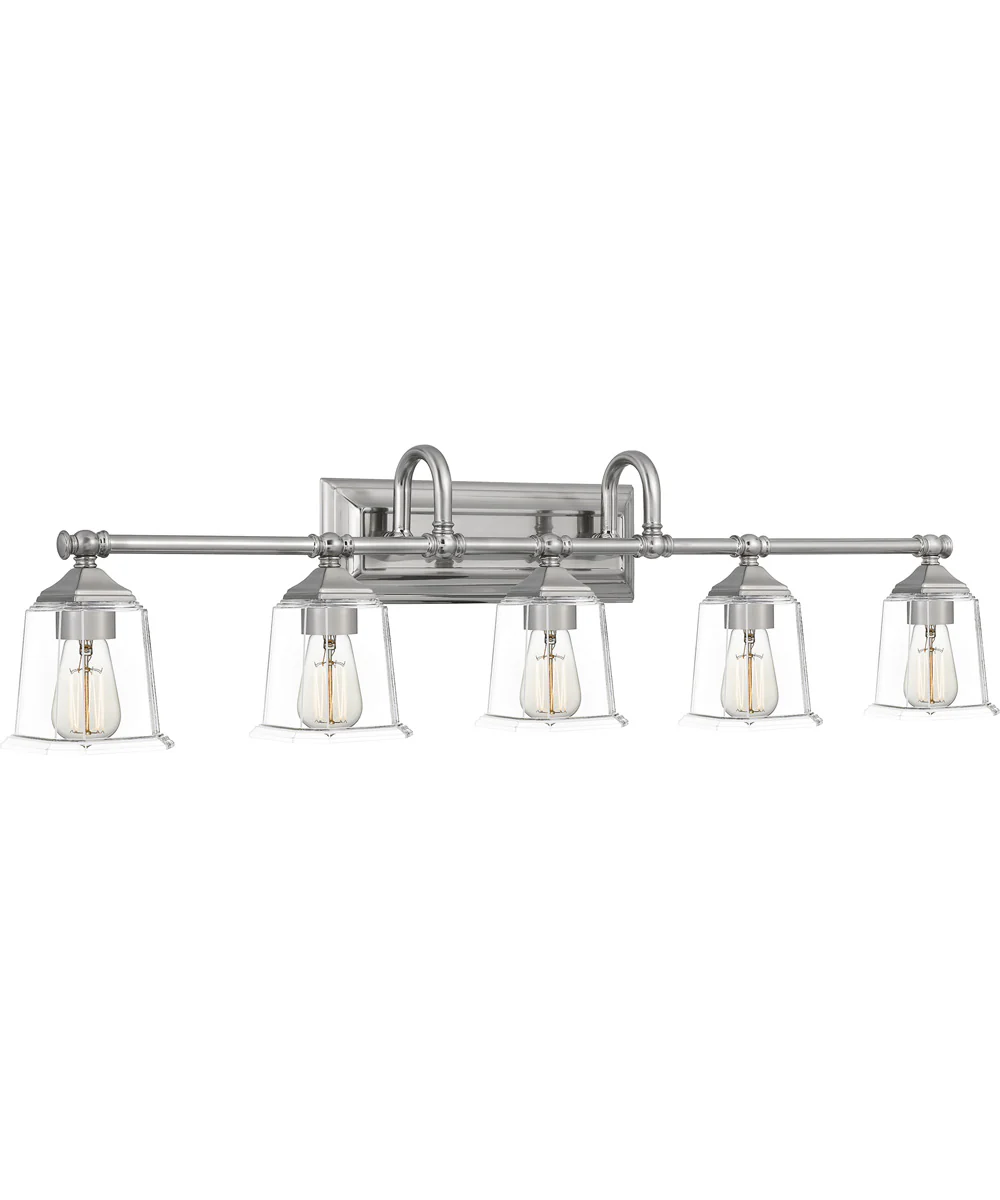 Nicholas 5-light Bath Light Brushed Nickel - Image 4