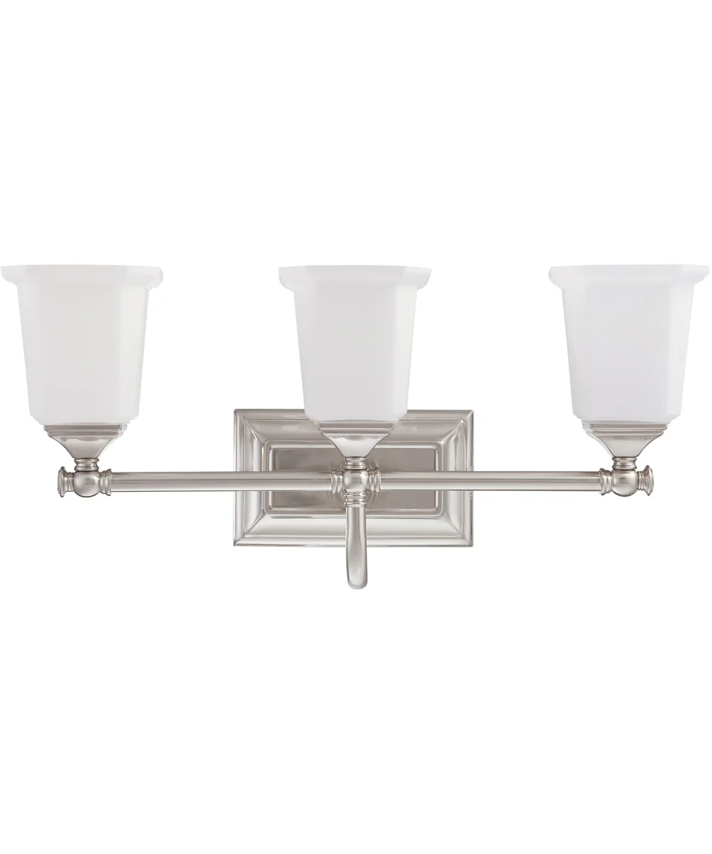 Nicholas Large 3-light Bath Light Brushed Nickel - Image 5