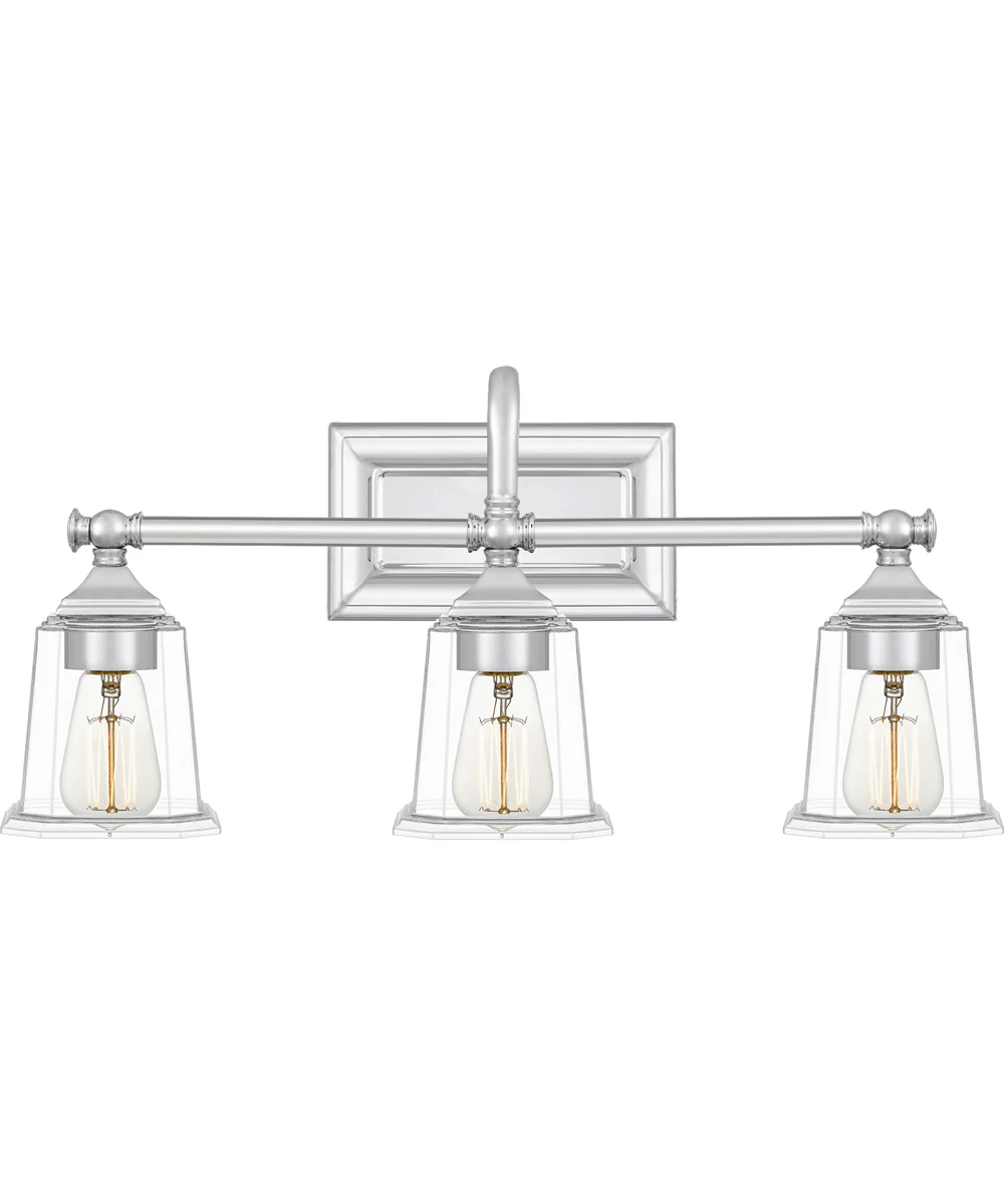 Nicholas Large 3-light Bath Light Polished Chrome - Image 2