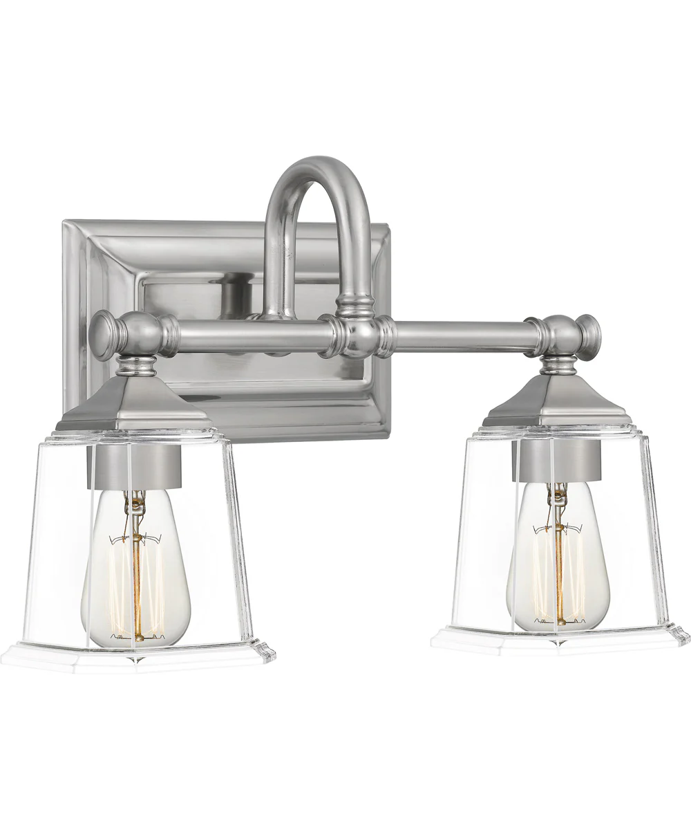 Nicholas Medium 2-light Bath Light Brushed Nickel - Image 4