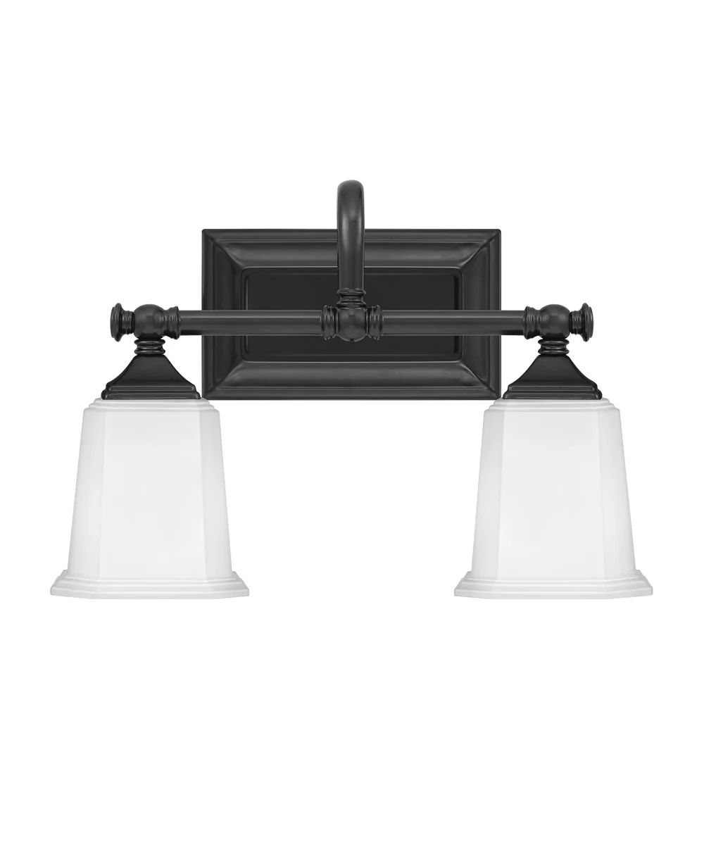 Nicholas Medium 2-light Bath Light Earth Black - Image 3