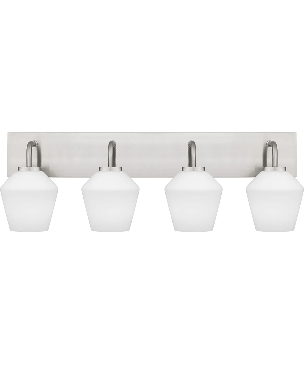 Nielson Extra Large 4-light Bath Light Brushed Nickel - Image 2