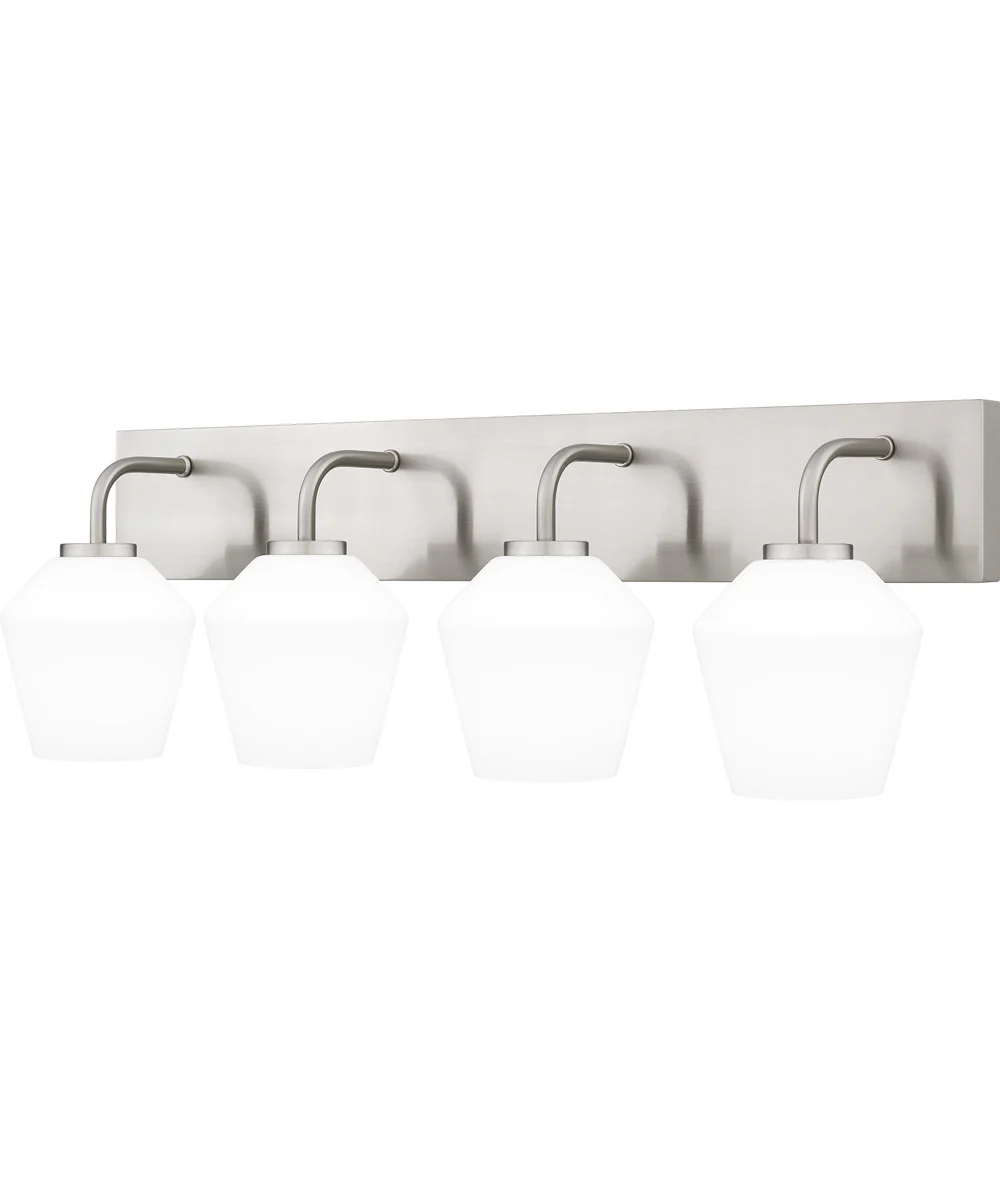 Nielson Extra Large 4-light Bath Light Brushed Nickel - Image 3