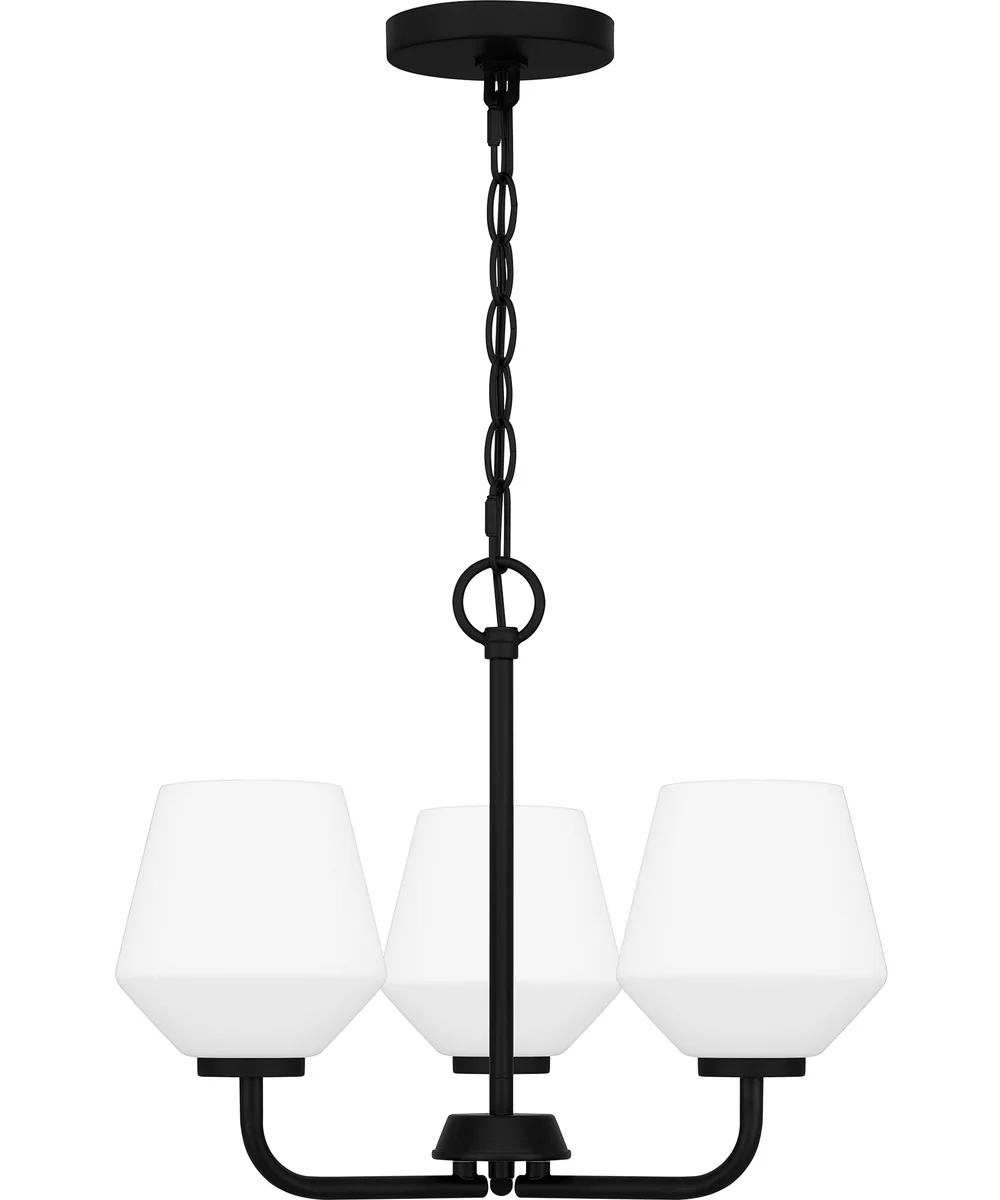 Nielson Large 3-light Pendant Matte Black - Image 2
