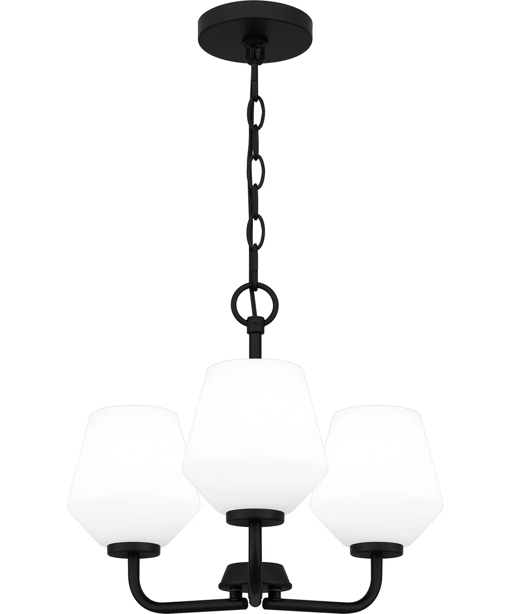 Nielson Large 3-light Pendant Matte Black - Image 3