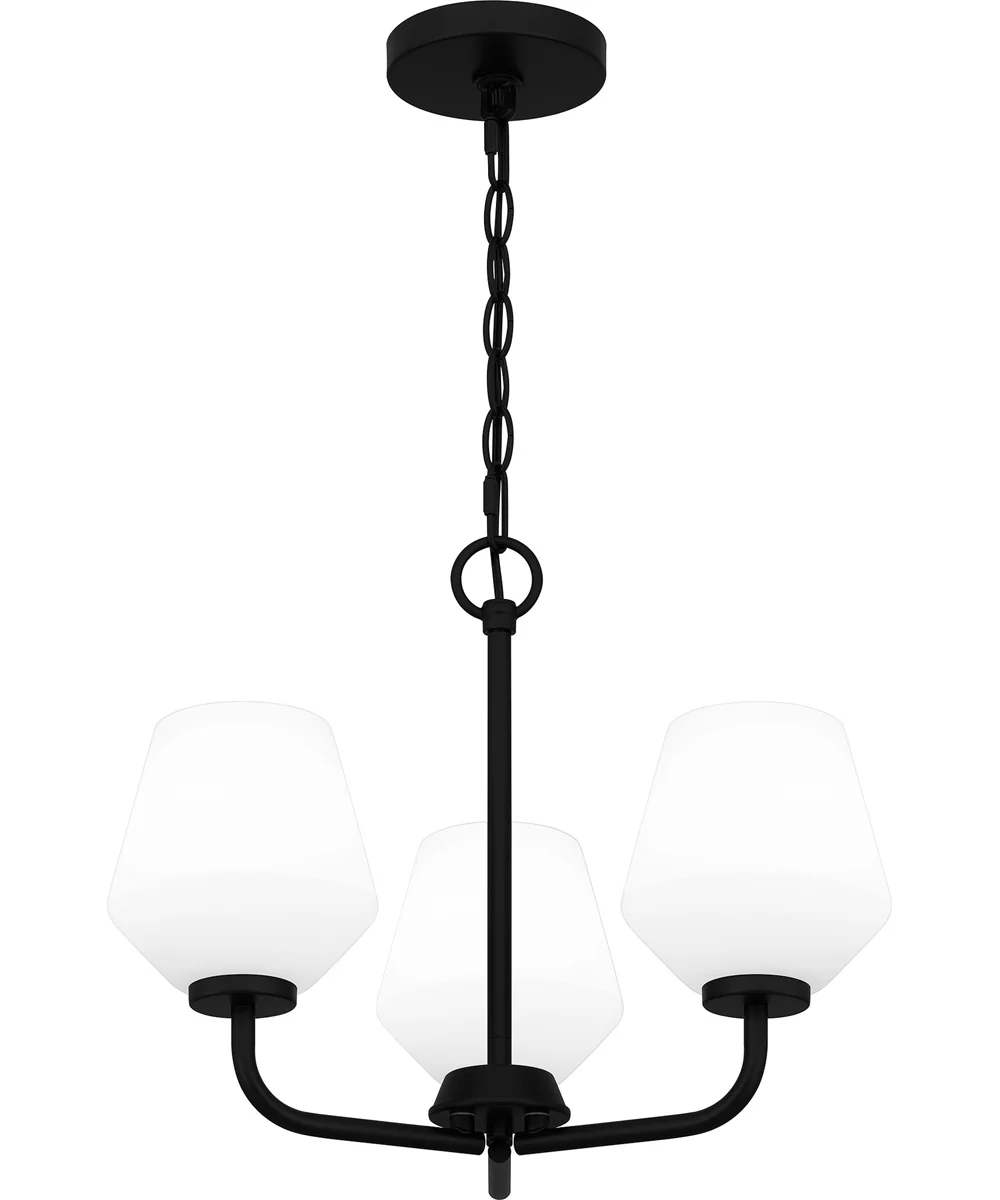 Nielson Large 3-light Pendant Matte Black - Image 4