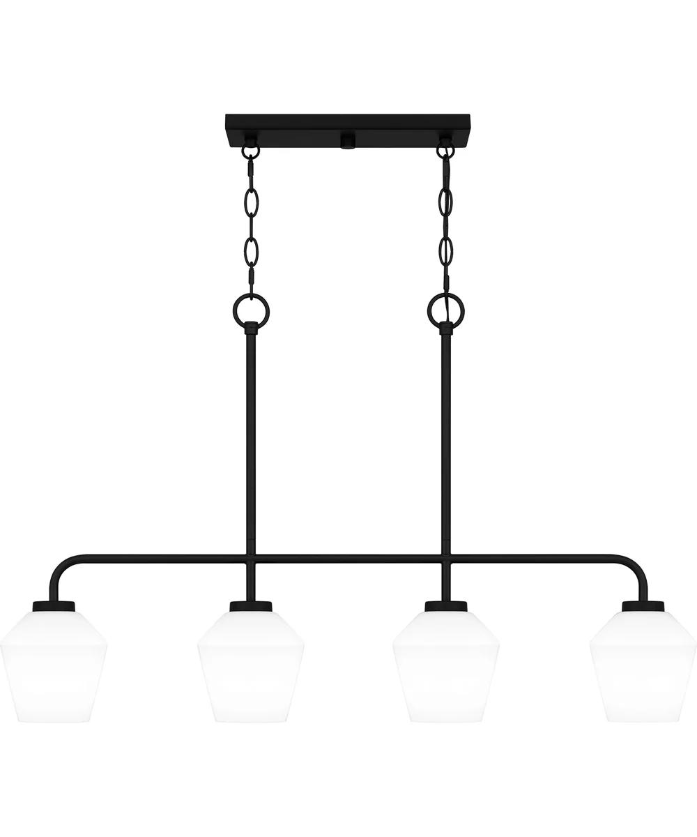 Nielson Medium 4-light Island Light Matte Black - Image 3