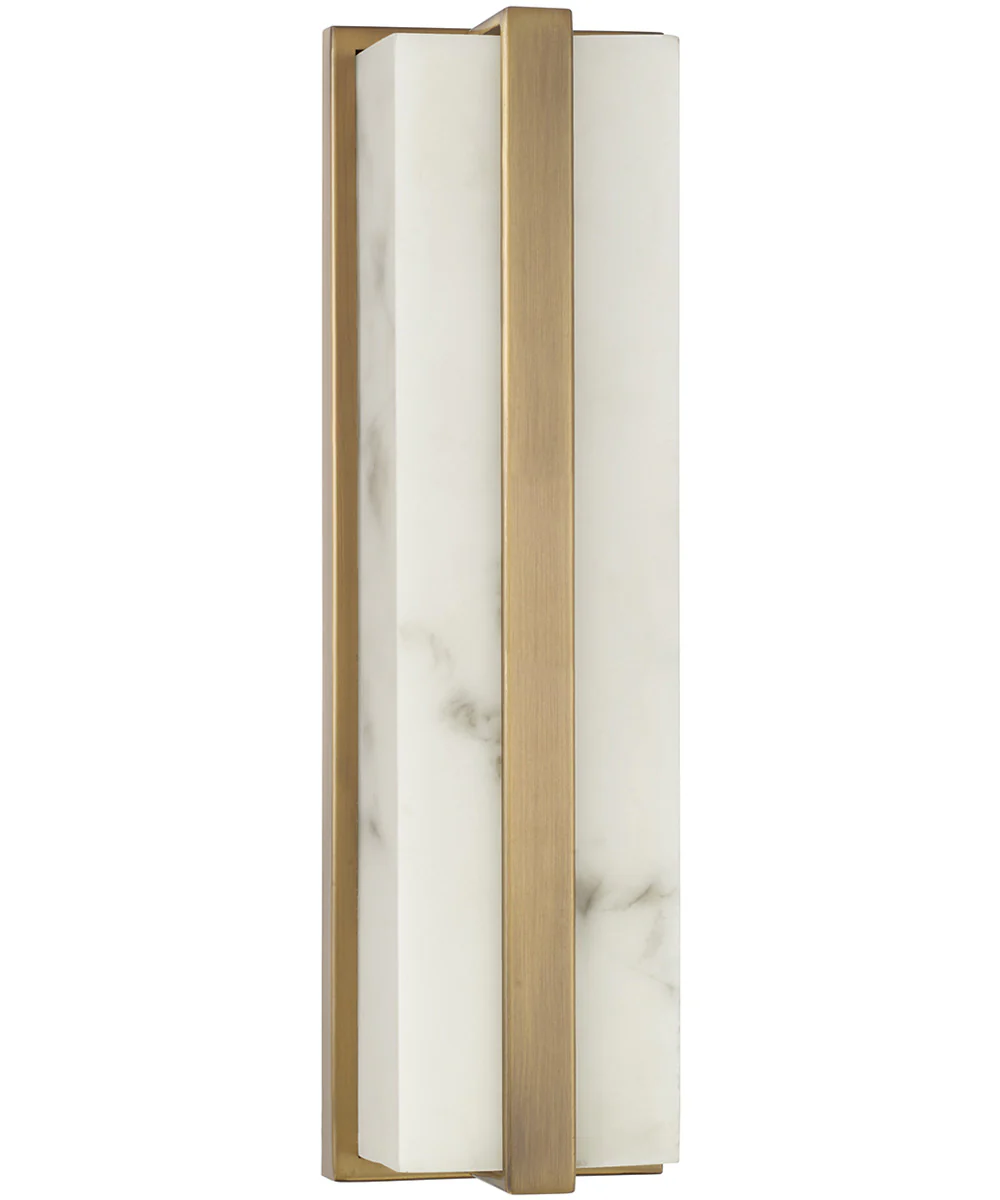 Noah 1-Light Sconce Aged Brass