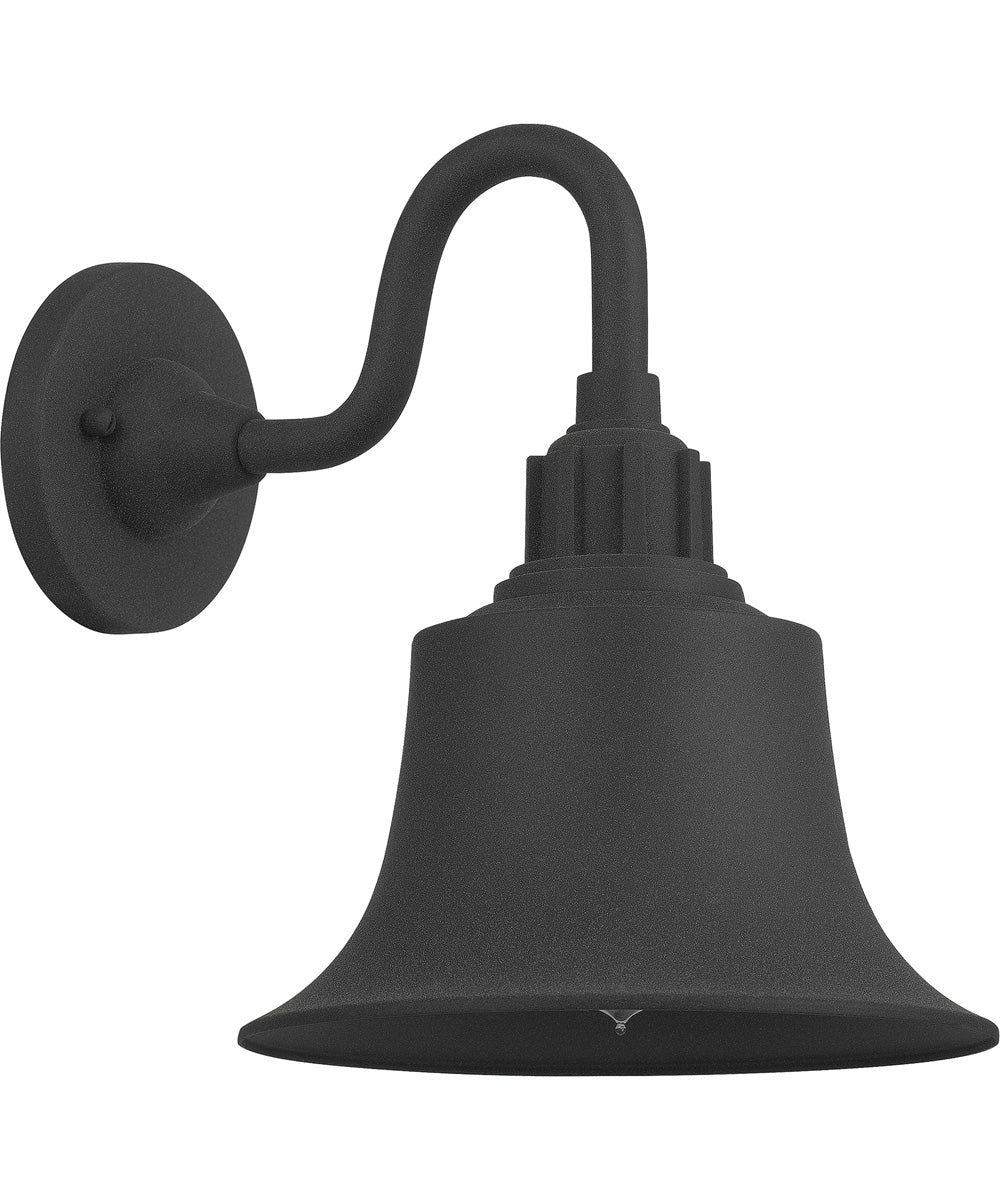 Nocturne Medium 1-light Outdoor Wall Light  Coastal Armour Aluminum Mottled Black - Image 3