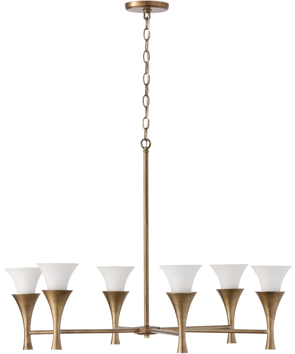 Nola 6-Light Chandelier Mystic Luster - Image 3