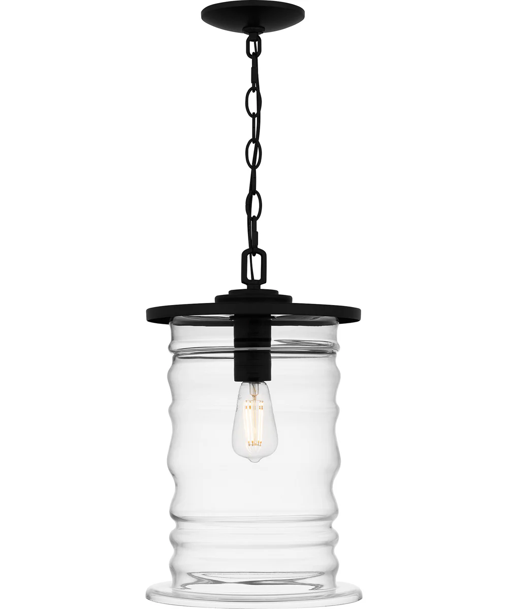 Noland Large 1-light Outdoor Pendant Light  Coastal Armour Aluminum Matte Black - Image 3