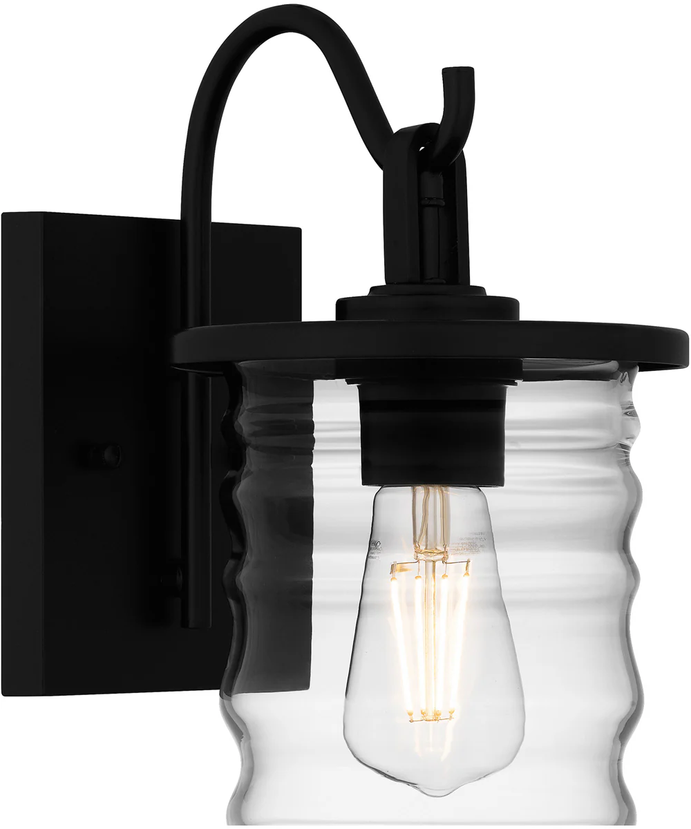 Noland Small 1-light Outdoor Wall Light  Coastal Armour Aluminum Matte Black - Image 5