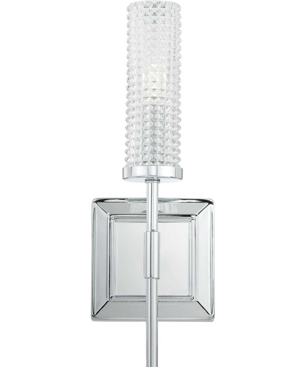 Nora Small 1-light Wall Sconce Polished Chrome - Image 2