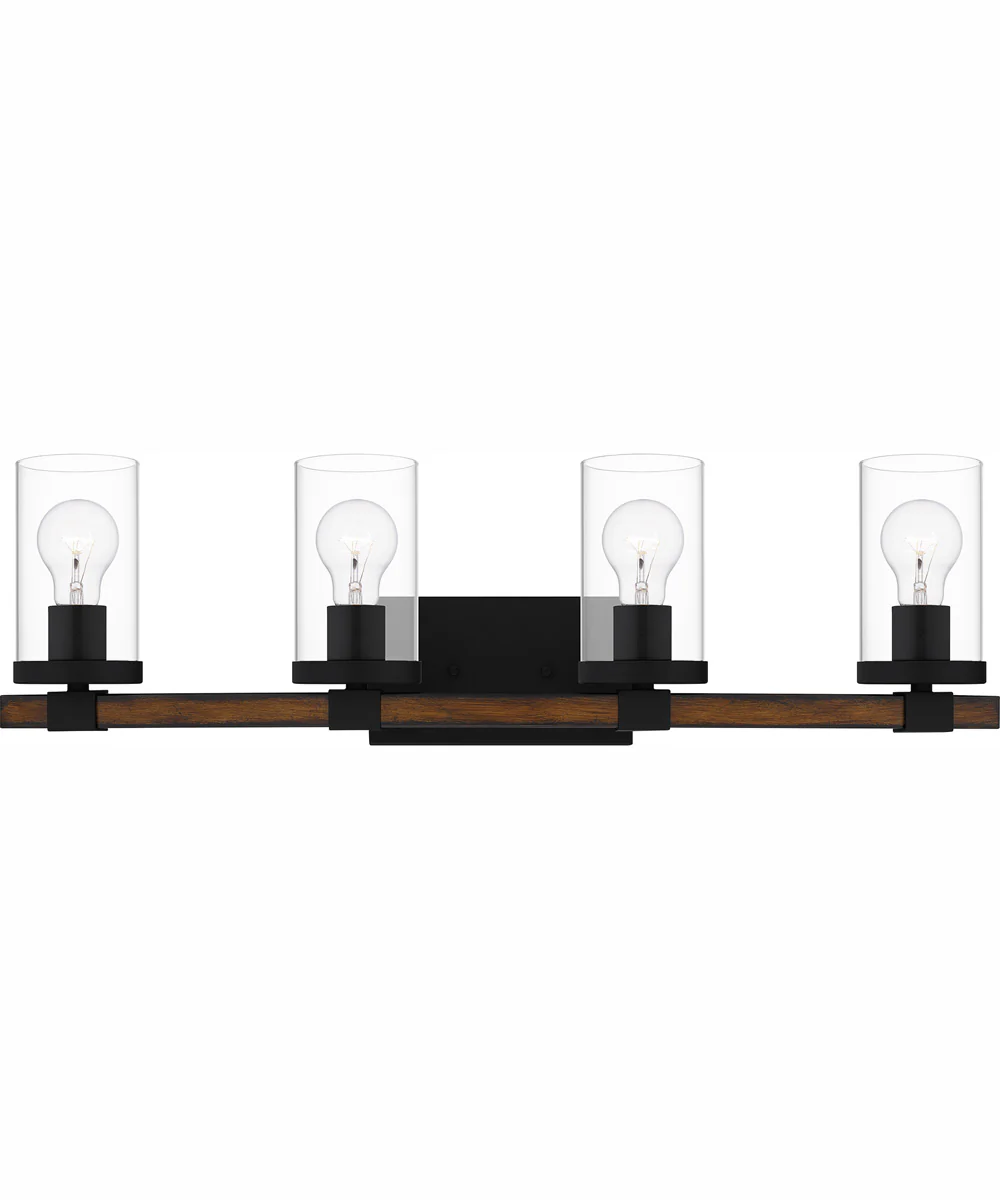 Nottinghill Extra Large 4-light Bath Light Matte Black - Image 2