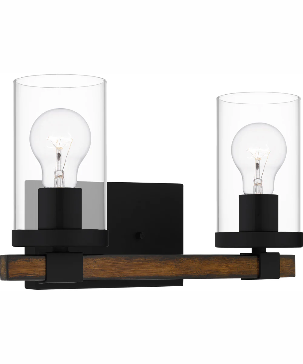 Nottinghill Medium 2-light Bath Light Matte Black - Image 4