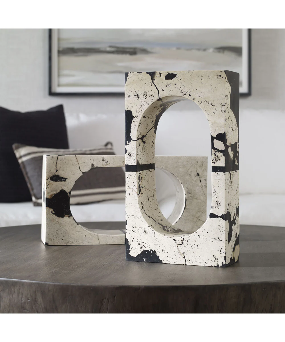 Nouveau White Coral Stone Sculpture - Image 2