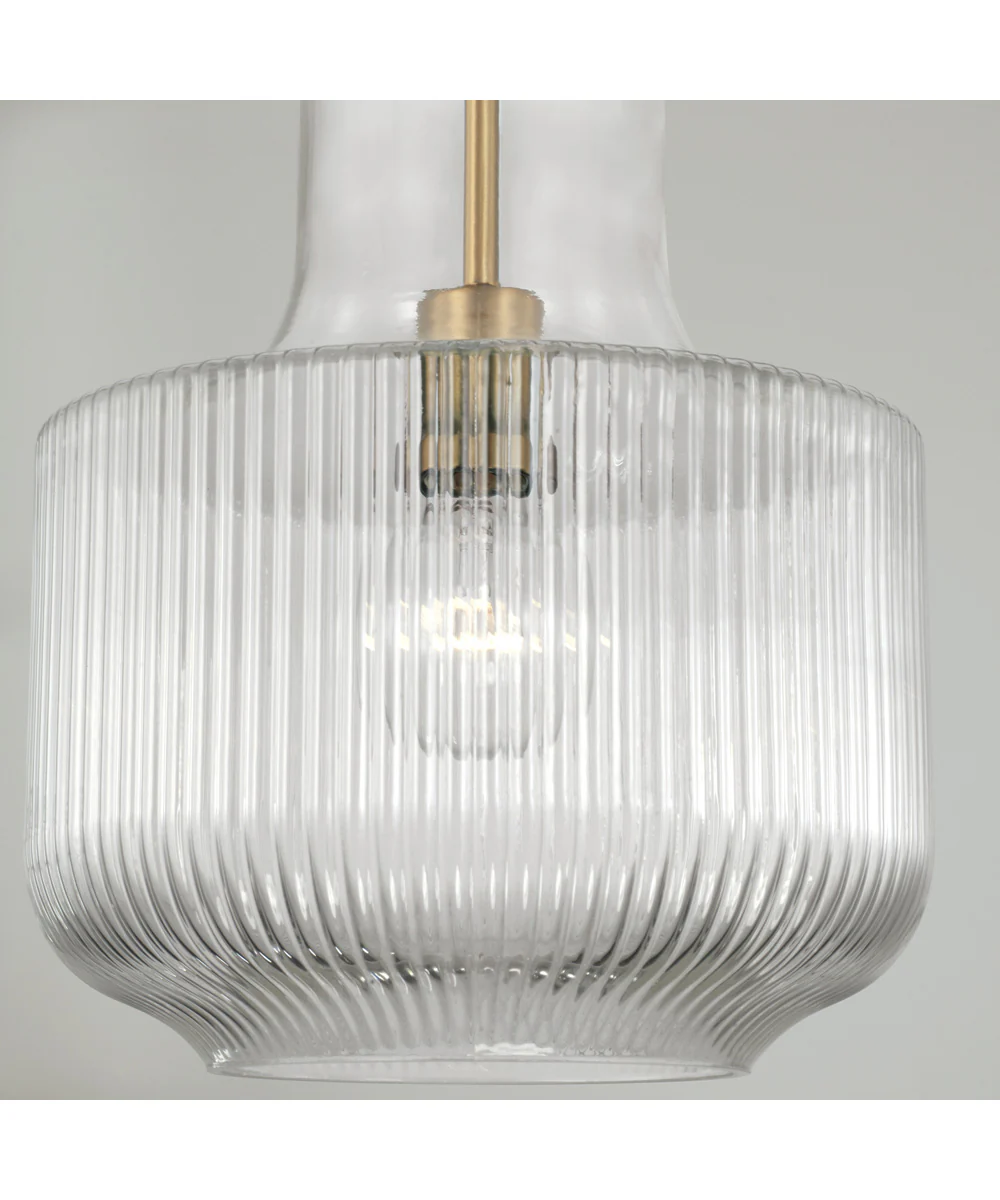 Nyla 1-Light Pendant Aged Brass - Image 3
