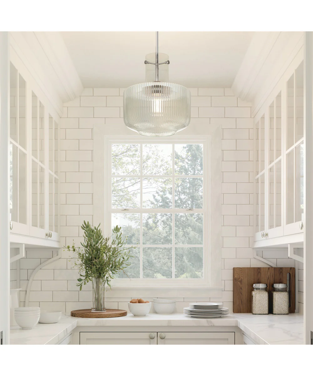 Nyla 1-Light Pendant Polished Nickel - Image 2