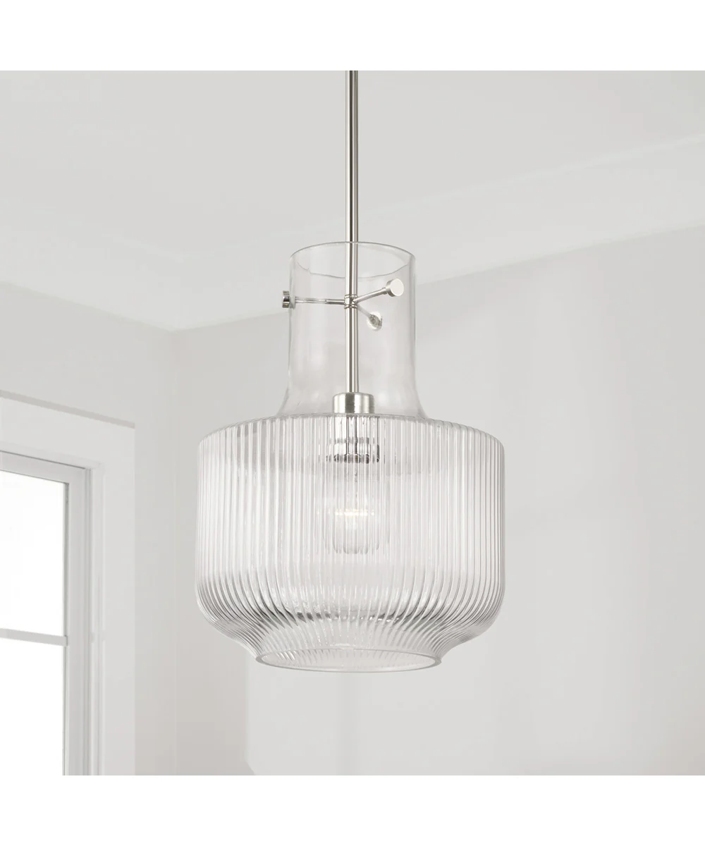 Nyla 1-Light Pendant Polished Nickel - Image 3