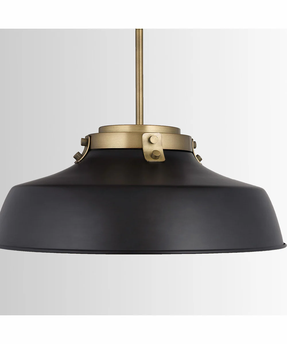 Oakwood 1-Light Pendant Matte Black - Image 5