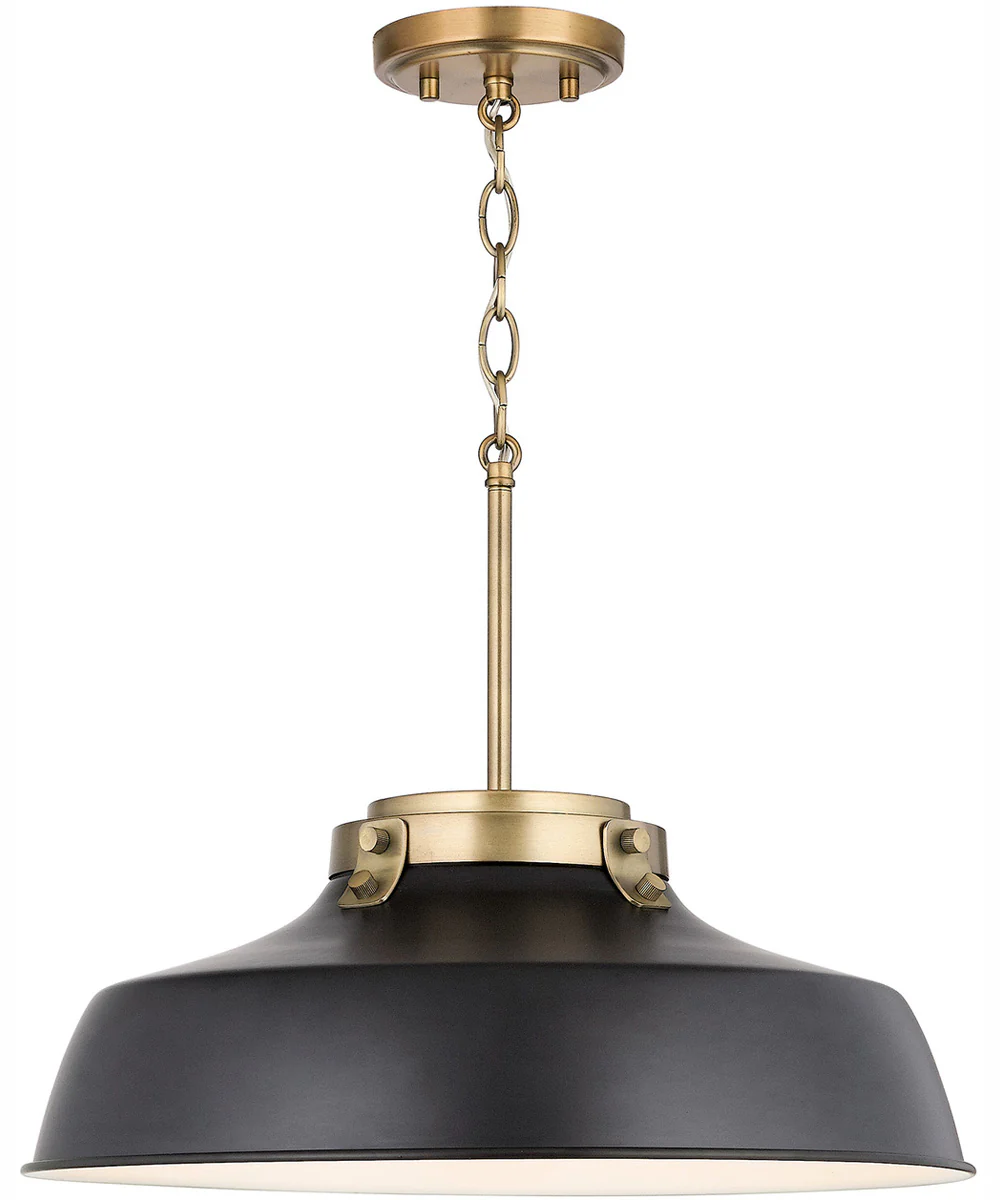 Oakwood 1-Light Pendant Matte Black - Image 7