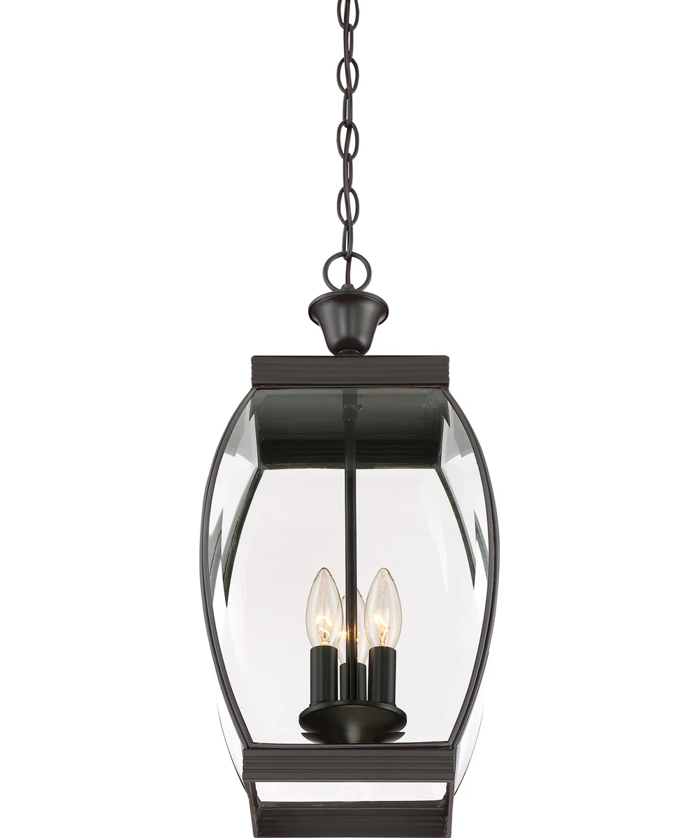 Oasis Large 3-light Outdoor Pendant Light Medici Bronze - Image 5