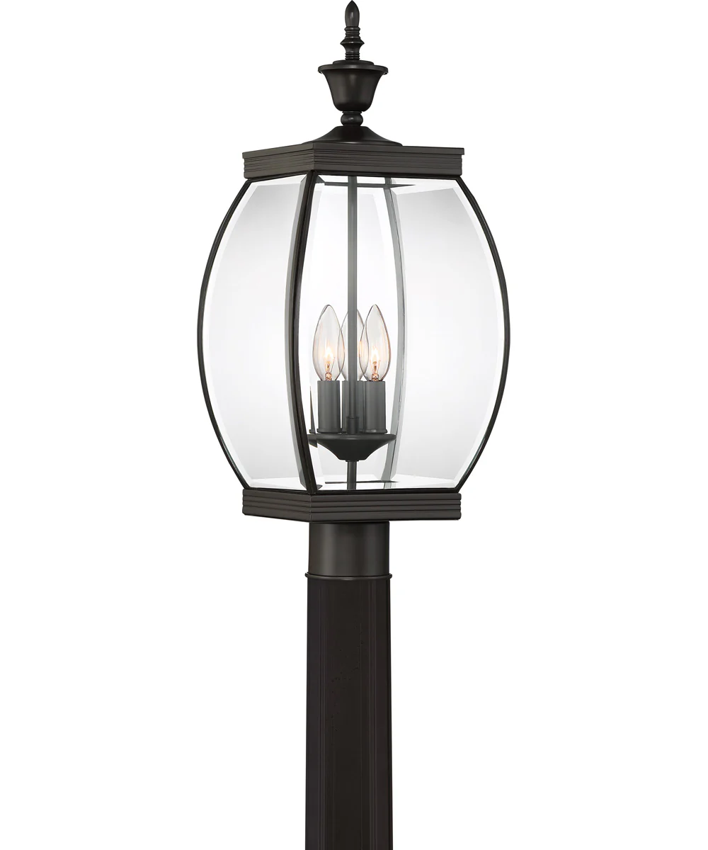 Oasis Large 3-light Outdoor Post Light Medici Bronze - Image 2