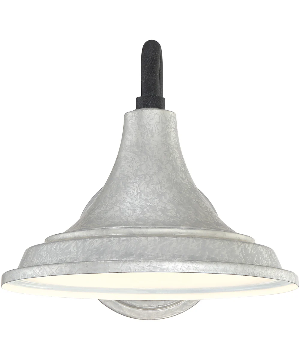 Oceanfront Medium 1-light Outdoor Wall Light Galvanized - Image 4