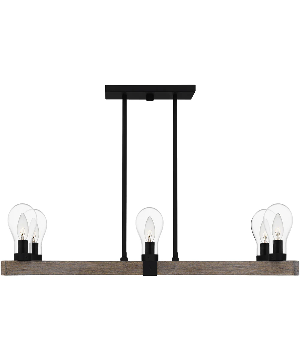 Ojai 5-light Island Light Matte Black - Image 4