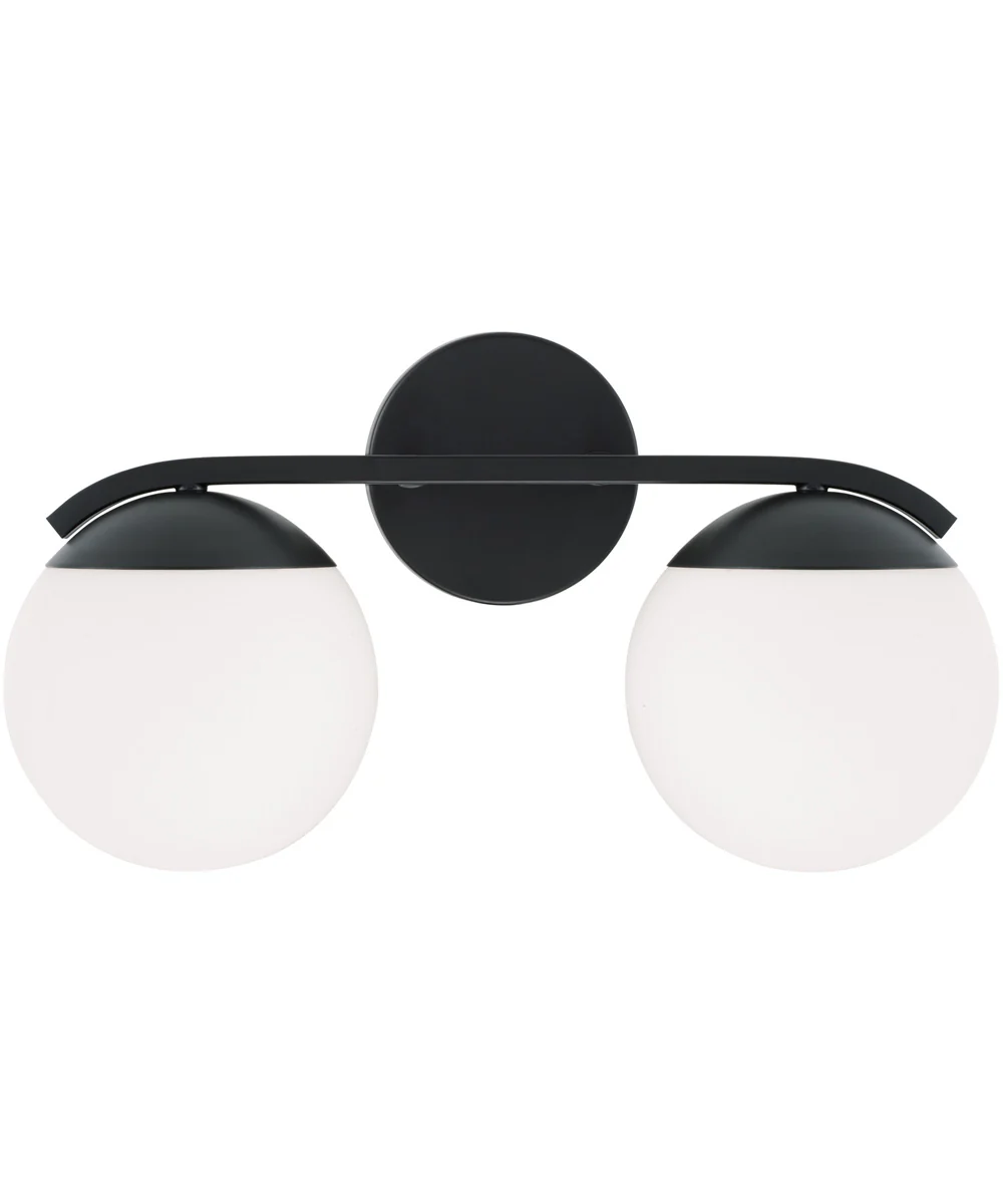 Oliver 2-Light Vanity Matte Black - Image 3