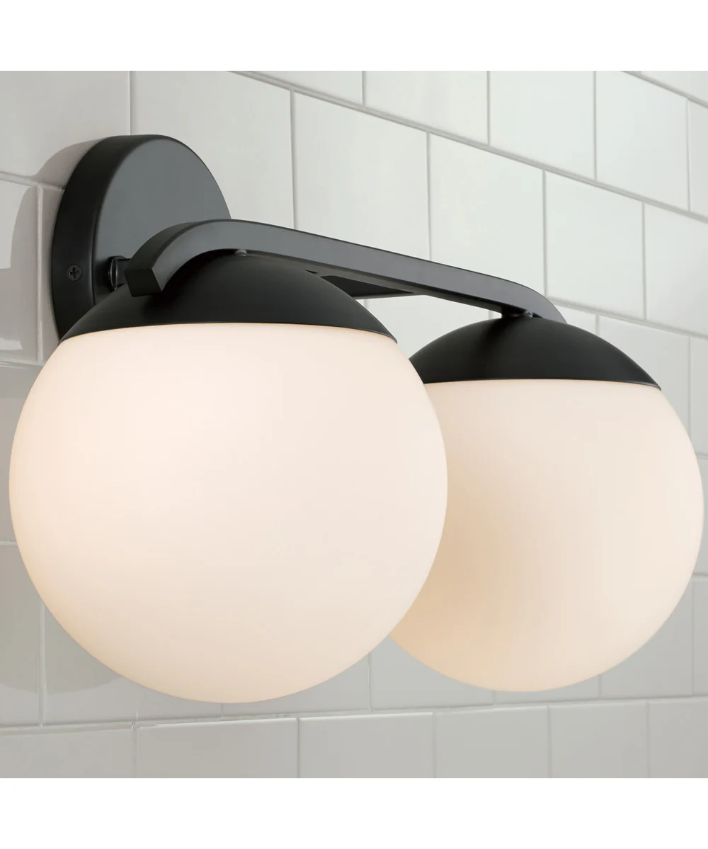 Oliver 2-Light Vanity Matte Black - Image 5